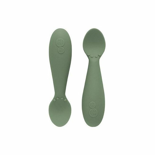 ezpz Pack of 2 Tiny Spoons Olive Green EUSSO001