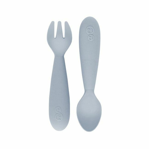 ezpz Pack of 2 Mini Utensils Nordic Grey EUMUP003