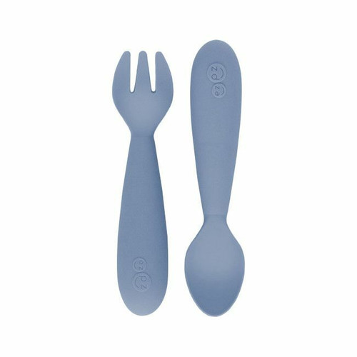 ezpz Pack of 2 Mini Utensils Indigo EUMUI001