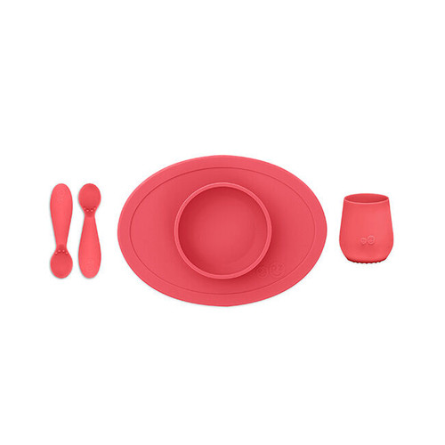 ezpz Primeiro Conjunto de Alimentação Coral EUFFC004 ezpz First Foods Set Coral EUFFC004