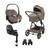 Maxi-Cosi Trio Oxford+ Twillic Truffle + Pebble 360 Pro2 + FamilyFix 360 Pro