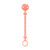 Suavinex Silicone Soother Clip Colour Essence Peach Pink