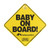 Bébé Confort Baby On Board Car Window Sign