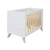 IKID Lazio Cot Bed White and Natural 120x60