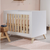 IKID Cama de Grades Lazio Branco e Natural 140x70