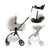 Britax Römer Carrinho + Alcofa Rio + Ovinho BabySafe Pro + Base Vario Lux Soft Taupe
