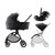 Britax Römer Stroller + Rio Carrycot + BabySafe Pro Infant Car Seat Style Carbon Black