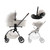 Britax Römer Stroller + Rio Carrycot + BabySafe Lux Infant Car Seat Soft Taupe