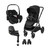 Maxi-Cosi Oxford Duo Twillic Black + Pebble 360 Pro2 Car Seat + FamilyFix 360 Pro