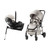 Britax Römer Carrinho Rio + Ovinho BabySafe Pro + Base Vario Lux Soft Taupe