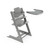 Stokke Tripp Trapp Beech Chair + Baby Set 2 + Tray Storm Grey