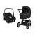 Maxi-Cosi Trio Fame Stroller + Carrycot + Pebble 360 Pro2 Car Seat Twillic Black