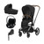 Cybex Trio PRIAM NG Chrome Brown + Carrycot + Isofix Base + CLOUD T i-Size Sepia Black