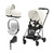 Cybex Trio MIOS NG Matt Black + Carrycot + Isofix Base + CLOUD T i-Size Off White