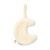 Little Dutch Moon Pacifier Clip Pure Soft White TE21295003
