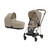 Cybex MIOS NG Rosegold Pushchair + Lux Carry Cot Cozy Beige