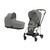 Cybex Duo Carrinho MIOS NG Chrome Brown + Alcofa Lux Mirage Grey