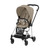 Cybex Duo Carrinho MIOS NG Chrome Black Cozy Beige + Alcofa Lux Mirage Grey