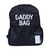 Childhome Mochila de Papá Daddy Black CWDBPBL