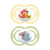MAM 2 Chupetas Perfect Silicone Raposa/Coala Amarelo/Verde +6M S199