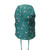 Monneka Chapéu de Praia Whale Teal 6-12M