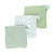 Doomoo 3 Muslin Cloths Lovely 70x70 Mini Leaves Green 534001002
