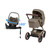 Maxi-Cosi Pack Fame + Alcofa + Pebble Slide Pro + FamilyFix Slide Pro Oak Truffle