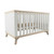 IKID Cama de Grades Capri Branco e Natural 140x70