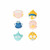 Badabulle 6 Splash Bath Toys Animals +0M B017022