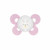 Chicco 2 Chupetas Physio Comfort Coelho e Confetis Rosa 0-6M