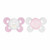 Chicco 2 Physio Comfort Soothers Rabbit & Confetti Pink 0-6M