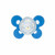 Chicco 2 Chupetas Physio Comfort Lumi Tigre e Estrelas Azul 16-36M