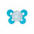 Chicco 2 Chupetas Physio Comfort Lumi Tigre e Estrelas Azul 16-36M