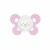 Chicco 2 Chupetas Physio Comfort Tigre e Dente de Leão Rosa 6-16M