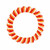 Chicco Scented Anti-Mosquito Bracelet Orange & White +3 Years