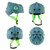 Crazy Safety Capacete de Criança 49-55cm Camaleão Azul Escuro 101101-03
