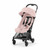 Cybex Carrinho COYA Matt Black Peach Pink
