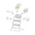 Cybex Conjunto LEMO NG 4 em 1 All White