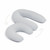 Doomoo 2-in-1 Nursing Pillow Twisty Pearls Grey 5TIO03
