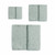 Gloop Pack of 3 Muslins Organic Green GOPF036