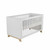 IKID Veneto Cot Bed White and Natural 140x70