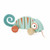Janod Tropik Pull-Along Chameleon +12M J08264