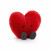 Jellycat Red Heart Soft Toy 12cm +0M A6RH