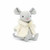 Jellycat Little Mouse with White Coat Soft Toy 17cm +0M COM3CM