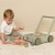Little Dutch Carrinho com Blocos em Madeira Little Farm +12M LD7143