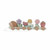 Little Dutch Pull-Along Stacking Train Fairy Garden +12M LD7335