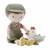 Little Dutch Peluche Jim Agricultor com Galinha 35cm +12M LD4563