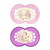 MAM 2 Night Latex Soothers Rabbit Pink +16M S132