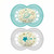 MAM 2 Original Night Silicone Soothers Astro Mint +6M S169
