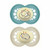 MAM 2 Original Pure Night Silicone Soothers Blue +6M S322